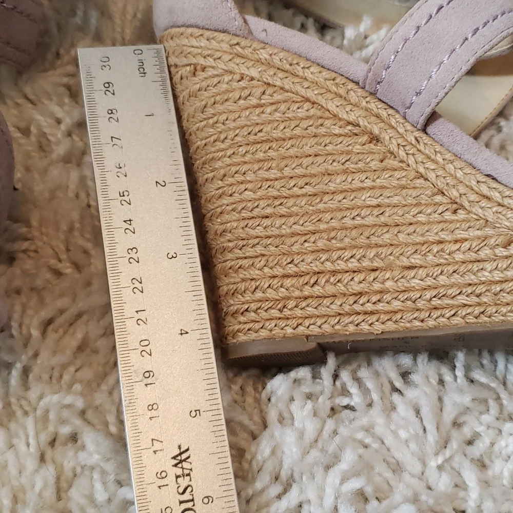 MARC FISHER leather platform sandals